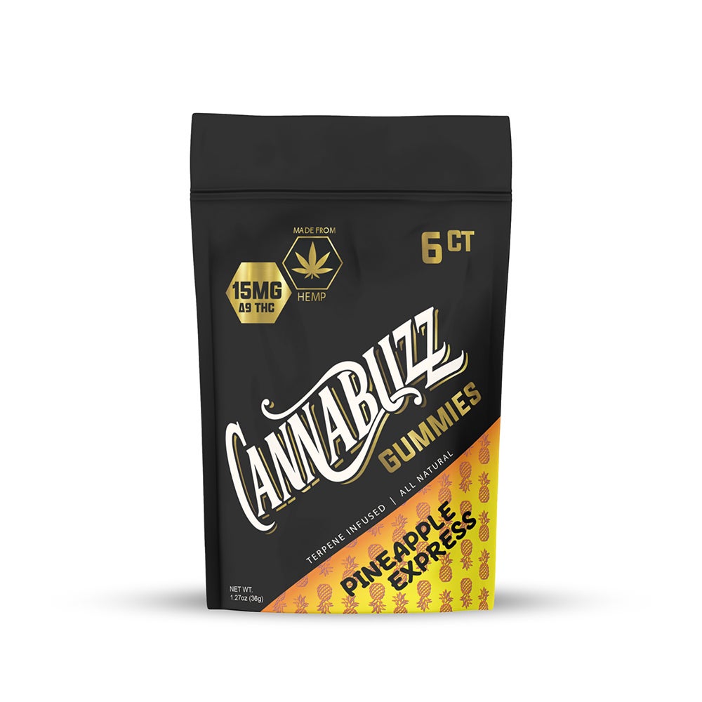 【やま】パイナップル フレッシュレモン バナナクッシュ 計25ml Pineapple Express 15mg Balance Gummies | Cannabuzz